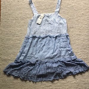 Rails Mixed Coast Stripe Dress Blue White XL